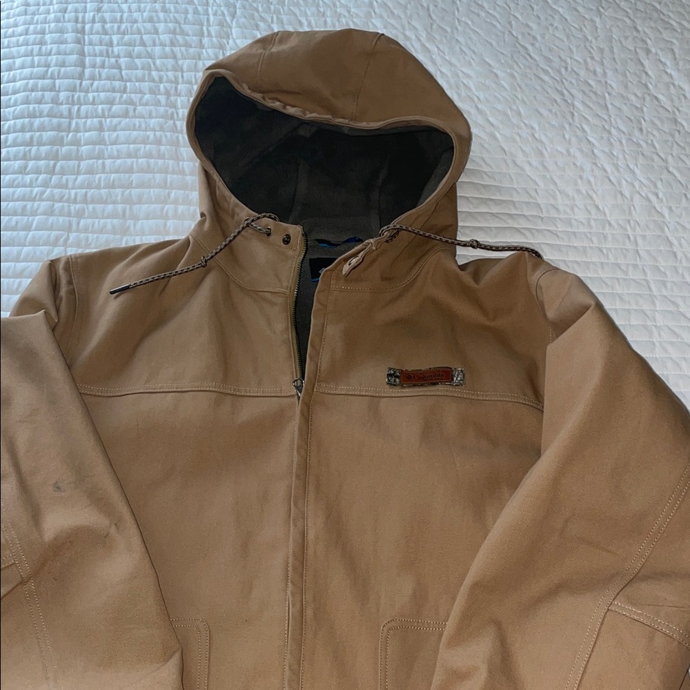 Columbia Men's Brown Hooded Jacket